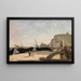 Plaża w Étretat - Jean-Baptiste-Camille Corot — oprawiony obraz na ścianie