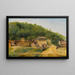 Domy Cabassud w Ville-d'Avray - Jean-Baptiste-Camille Corot — oprawiony obraz na ścianie