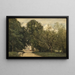 wejścia do willi pana Dubuisson w Brunoy - Jean-Baptiste-Camille Corot — oprawiony obraz na ścianie