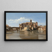 Wyspa i most San Bartolomeo, Rzym - Jean-Baptiste-Camille Corot — oprawiony obraz na ścianie