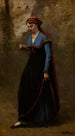 La Liseuse - Jean-Baptiste-Camille Corot — widok dzieła