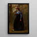 La Liseuse - Jean-Baptiste-Camille Corot — oprawiony obraz na ścianie