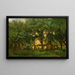 La Ferme Toutain à Honfleur - Jean-Baptiste-Camille Corot — oprawiony obraz na ścianie