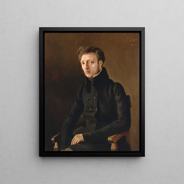 Toussaint Lemaistre 1807-1888 - Jean-Baptiste-Camille Corot — oprawiony obraz na ścianie