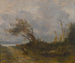 Podmuch wiatru nad brzegiem morza - Jean-Baptiste-Camille Corot — widok dzieła