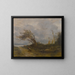 Podmuch wiatru nad brzegiem morza - Jean-Baptiste-Camille Corot — oprawiony obraz na ścianie