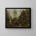 Jedna alejka w lesie Wagnonville - Jean-Baptiste-Camille Corot — oprawiony obraz na ścianie