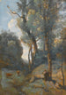Vachère na zalesionym wzgórzu - Jean-Baptiste-Camille Corot — widok dzieła