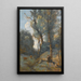 Vachère na zalesionym wzgórzu - Jean-Baptiste-Camille Corot — oprawiony obraz na ścianie