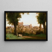 Widok na ogrody Farnese, Rzym - Jean-Baptiste-Camille Corot — oprawiony obraz na ścianie