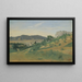 Widok Olevano - Jean-Baptiste-Camille Corot — oprawiony obraz na ścianie
