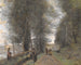 Leśna ścieżka w Ville-d'Avray przy stawie - Jean-Baptiste-Camille Corot — widok dzieła