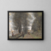 Leśna ścieżka w Ville-d'Avray przy stawie - Jean-Baptiste-Camille Corot — oprawiony obraz na ścianie