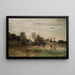 Ville-d'Avray vachère à l'étang - Jean-Baptiste-Camille Corot — oprawiony obraz na ścianie