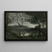 Ville-d'Avray - Jean-Baptiste-Camille Corot — oprawiony obraz na ścianie