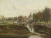 Widok na Moret-sur-Loing - Jean-Baptiste-Camille Corot — widok dzieła
