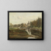 Widok na Moret-sur-Loing - Jean-Baptiste-Camille Corot — oprawiony obraz na ścianie