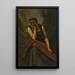 Kobieta medytująca - Jean-Baptiste-Camille Corot — oprawiony obraz na ścianie