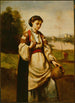 Kobieta z dzbankiem wody - Jean-Baptiste-Camille Corot — widok dzieła