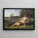 Młode kobiety Spartanki - Jean-Baptiste-Camille Corot — oprawiony obraz na ścianie