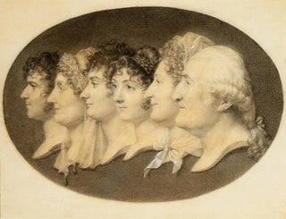 JeanBaptisteJacques Augustin - Profile Portrait of Augustin and His Family.webp