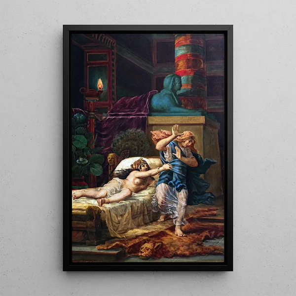 JeanBaptiste Cariven - Potiphars Wife Grabbing Joseph.webp