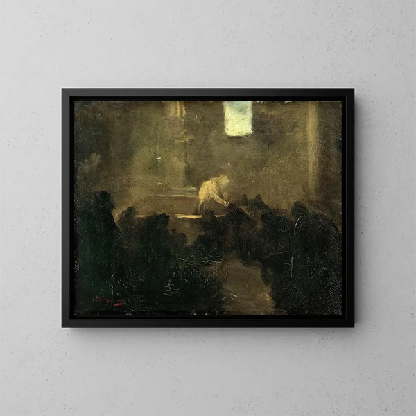 La Communion - Jean-Baptiste Carpeaux — oprawiony obraz na ścianie