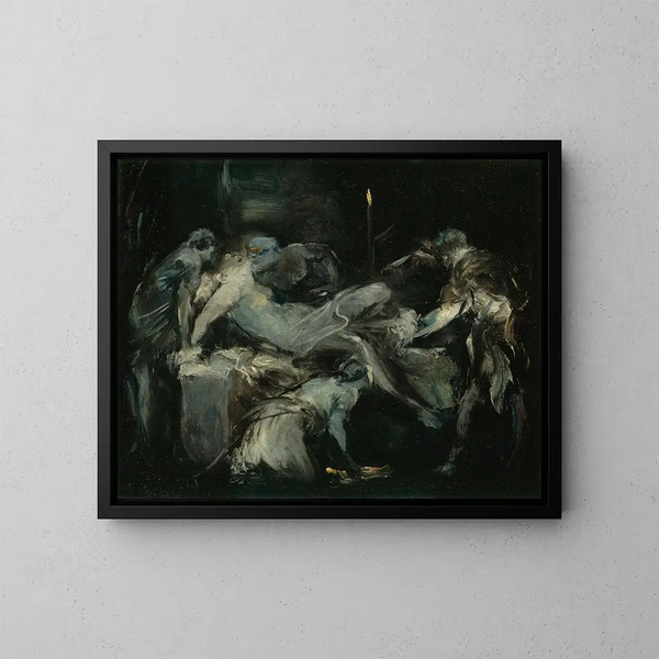 Scena porodu - Jean-Baptiste Carpeaux — oprawiony obraz na ścianie
