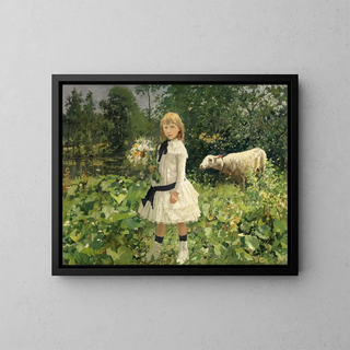 JeanBaptiste Degreef - Miss Strobbe in a Park.webp