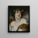 Bacchante - Jean-Baptiste Greuze — oprawiony obraz na ścianie