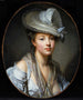 Biały kapelusz - Jean-Baptiste Greuze — widok dzieła