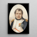 Portret Napoleona I, Cesarza Francuzów - Jean-Baptiste Isabey — oprawiony obraz na ścianie