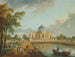 Le côté est du Château de Montmusard à Dijon vu des jardins - Jean-Baptiste Lallemand — widok dzieła