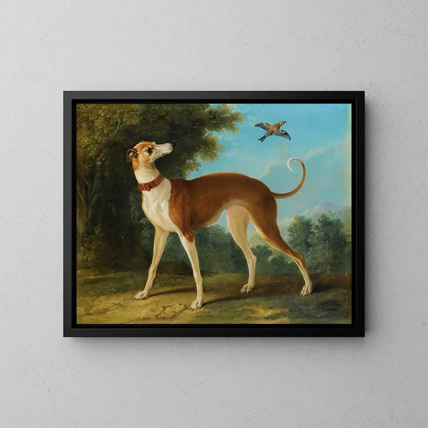 Chart dans un paysage - Jean-Baptiste Oudry — oprawiony obraz na ścianie