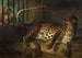 Lew w klatce skonfrontowany z dwoma mâtins - Jean-Baptiste Oudry — widok dzieła