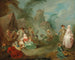 Un camp militaire - Jean-Baptiste Pater — widok dzieła