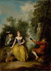 Koncert pasterski - Jean-Baptiste Pater — widok dzieła