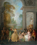 Tancerze w pawilonie - Jean-Baptiste Pater — widok dzieła