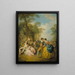 La Danse, The Dance - Jean-Baptiste Pater — oprawiony obraz na ścianie