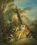 La conversation intéressante - Jean-Baptiste Pater — widok dzieła