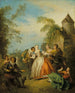 Le Colin-maillard, Blind Man's Buff - Jean-Baptiste Pater — widok dzieła