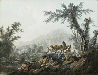 JeanBaptiste Pillement - Pastoral Landscape.webp