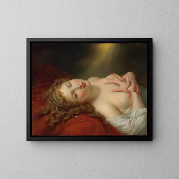 Dana - Jean-Baptiste Regnault — oprawiony obraz na ścianie