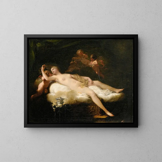 Psyché - Jean-Baptiste Regnault — oprawiony obraz na ścianie