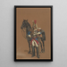 Cuirassier - Jean-Baptiste Édouard Detaille — oprawiony obraz na ścianie
