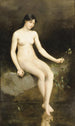 Galatée nad brzegiem rzeki Acis - Jean-Denis-Antoine Caucannier — widok dzieła