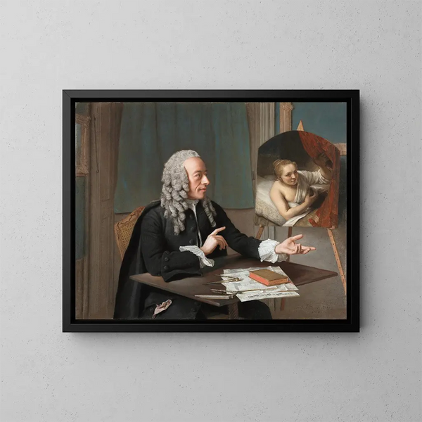 François Tronchin - Jean-Étienne Liotard — oprawiony obraz na ścianie