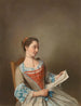 La liseuse Portret Susanny Lewis siedzącej - Jean-Étienne Liotard — widok dzieła