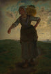 Jedna mleczarka normandzka w Gréville - Jean-François Millet — widok dzieła