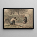 Pierwsze kroki - Jean-François Millet — oprawiony obraz na ścianie